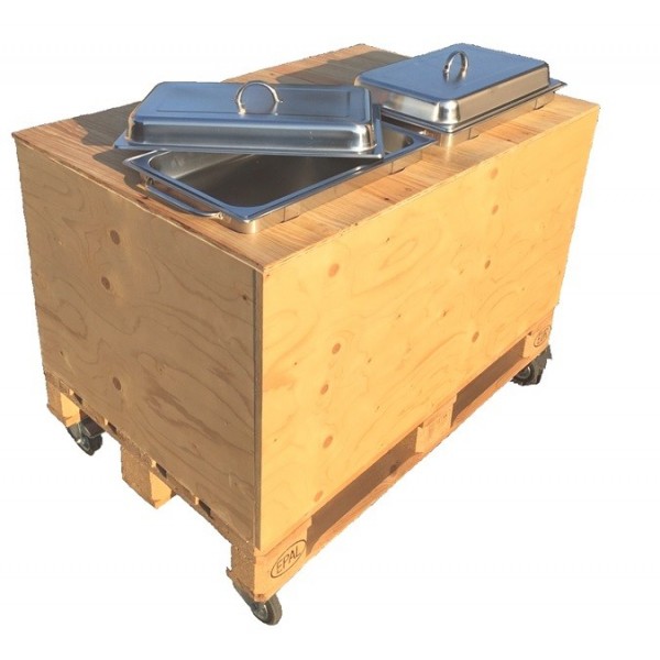 carretto show cooking chafing dish