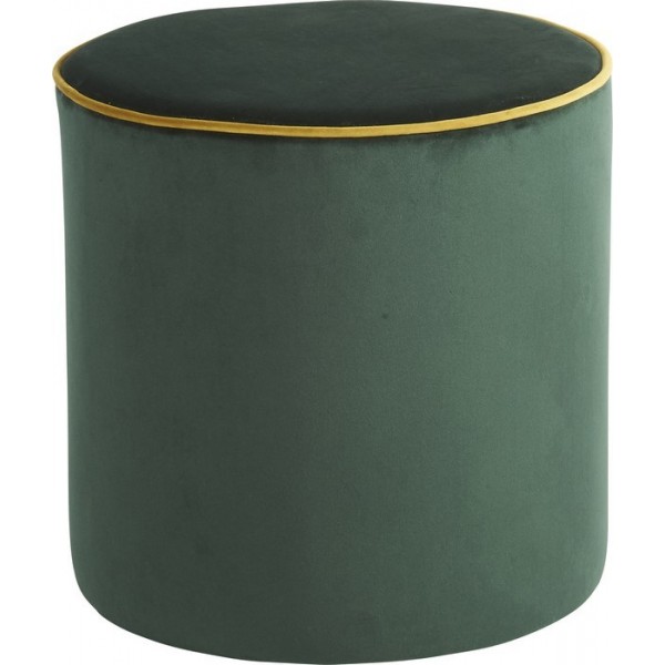 Noleggio pouf velluto verde