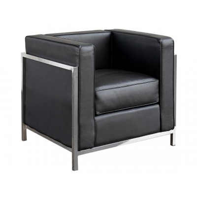 poltrona le corbusier nera