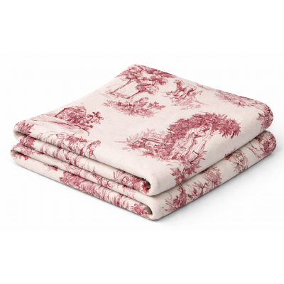 TOILE DE JOUY BURGUNDY