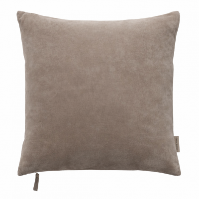Cuscino tortora velluto