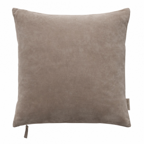 Cuscino tortora velluto