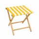 SGABELLO RIGA BIANCO GIALLO
