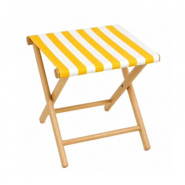 SGABELLO RIGA BIANCO GIALLO
