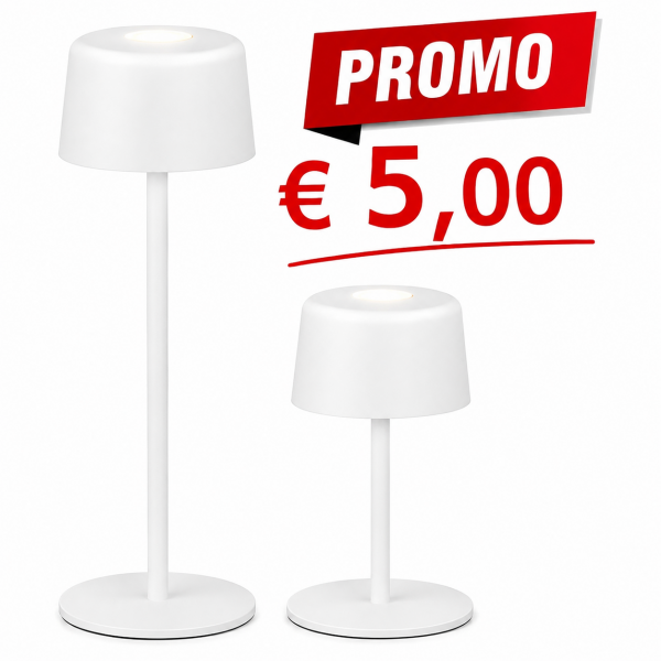 LAMPADA OBLIO BIANCA